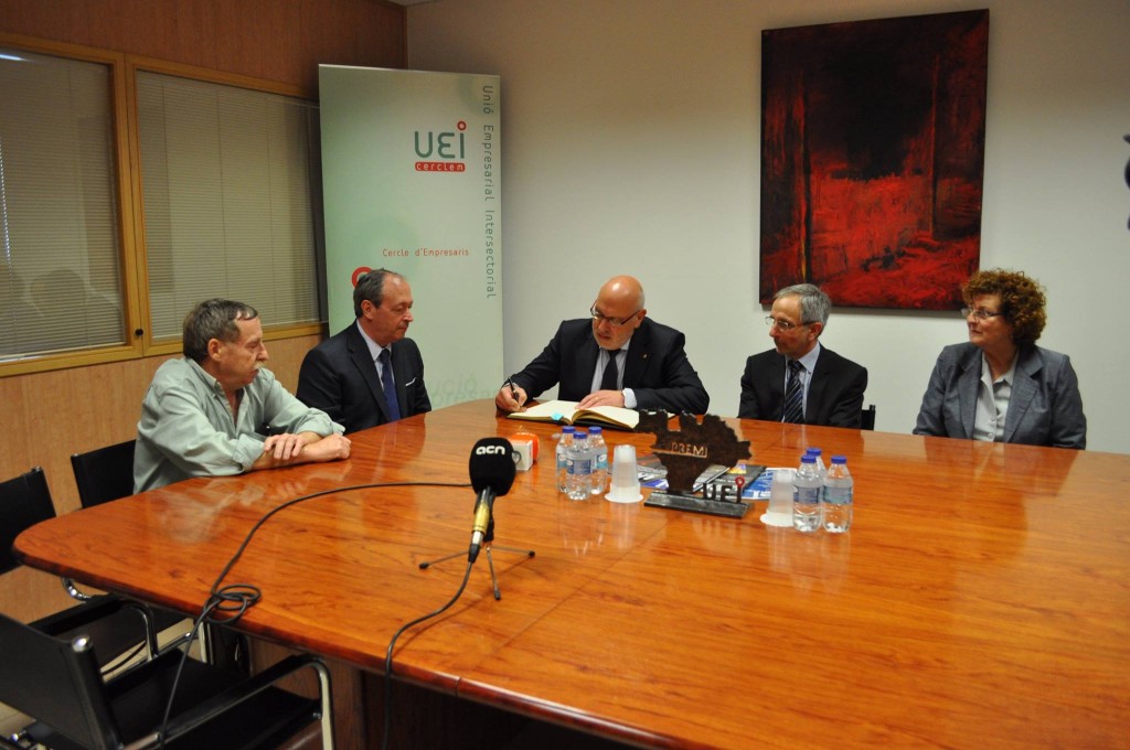  Joan Díaz recibió la visita de Jordi Baiget, Consejero de Industria de la Generalitat de Catalunya