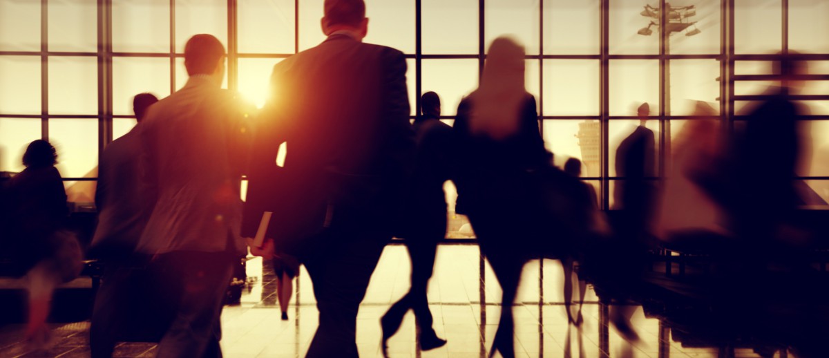 Travel Business People Commuter Airport Corporate Concept