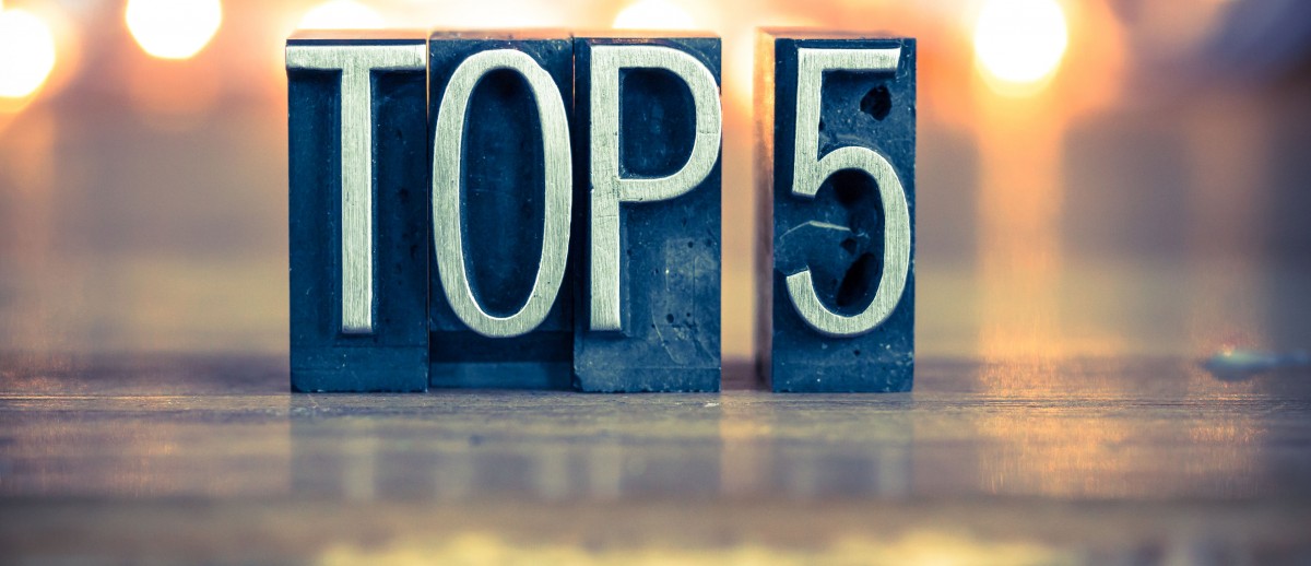 Top 5 SFAI Spain. Año 2015