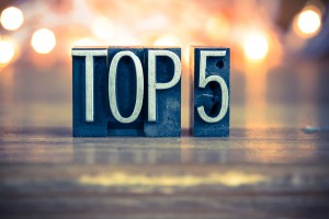 Top 5 SFAI Spain. Año 2015