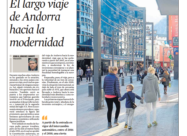 El largo viaje de Andorra hacia la modernidad