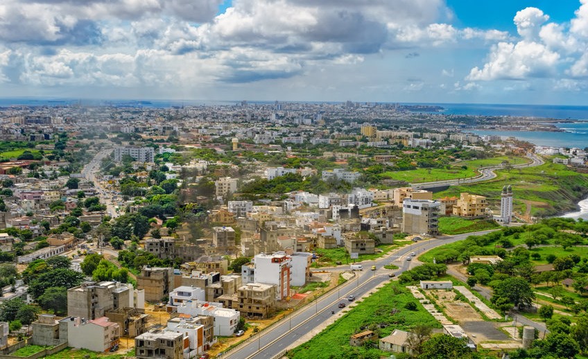 Overview of Dakar from the observation deck